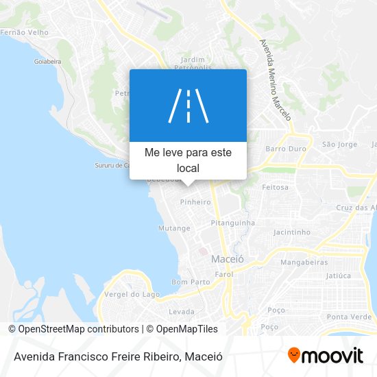 Avenida Francisco Freire Ribeiro mapa