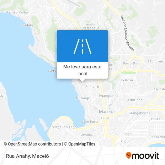 Rua Anahy mapa