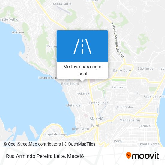 Rua Armindo Pereira Leite mapa