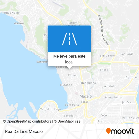 Rua Da Lira mapa