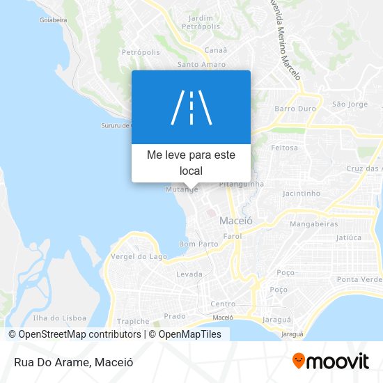 Rua Do Arame mapa