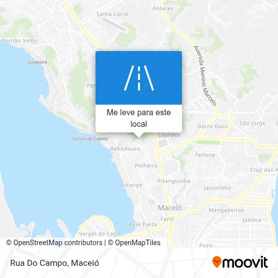 Rua Do Campo mapa