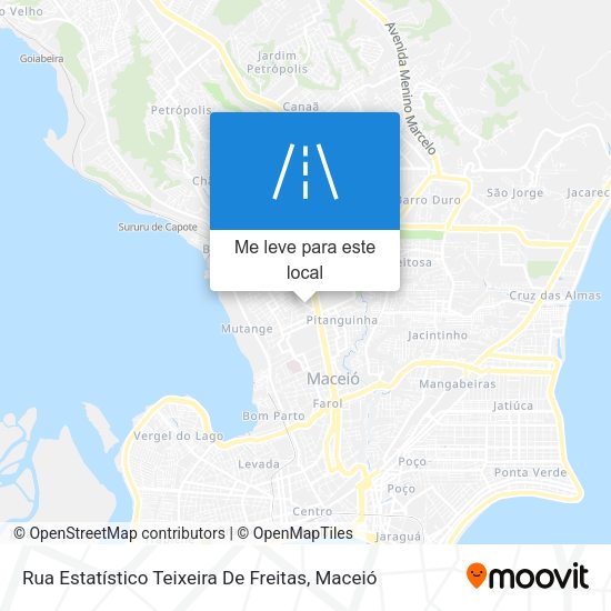 Rua Estatístico Teixeira De Freitas mapa