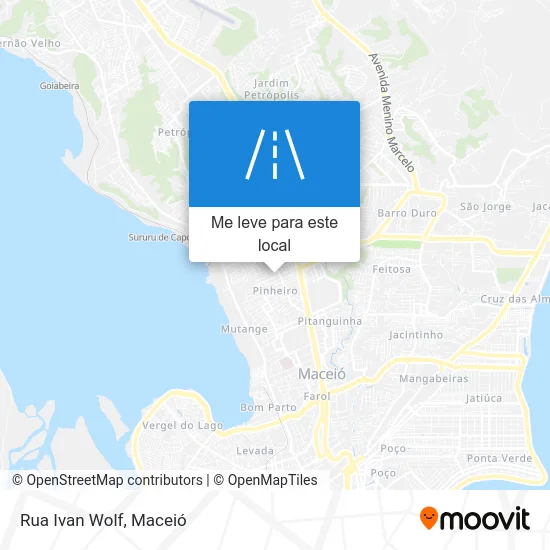 Rua Ivan Wolf mapa