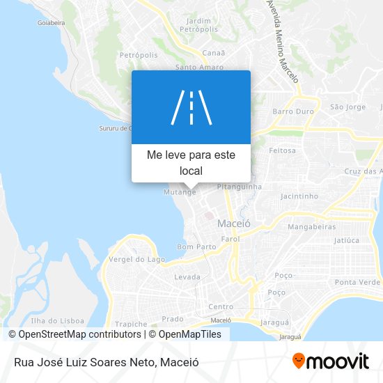 Rua José Luiz Soares Neto mapa