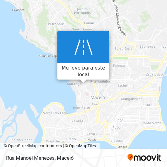 Rua Manoel Menezes mapa