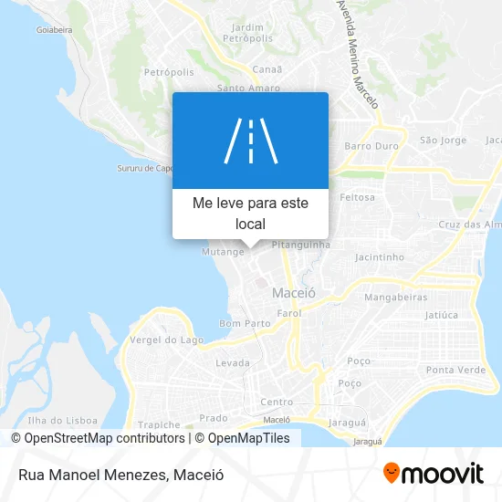 Rua Manoel Menezes mapa
