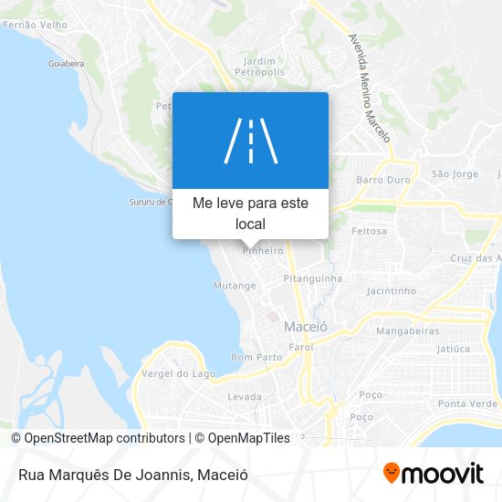 Rua Marquês De Joannis mapa