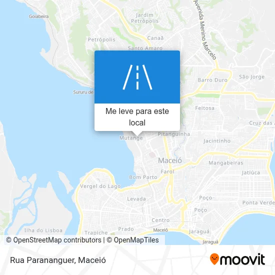 Rua Parananguer mapa
