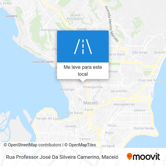 Rua Professor José Da Silveira Camerino mapa