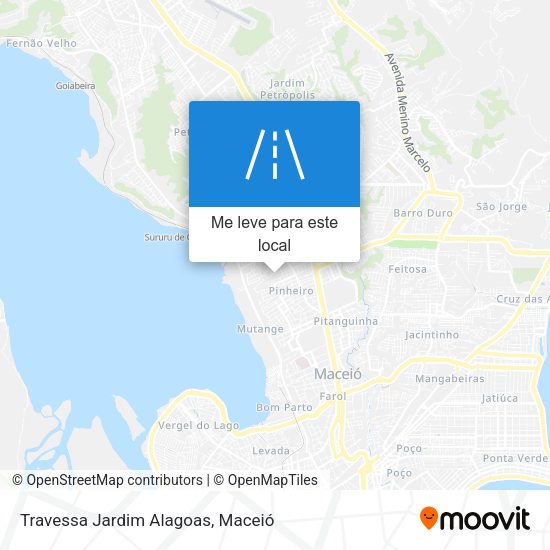 Travessa Jardim Alagoas mapa