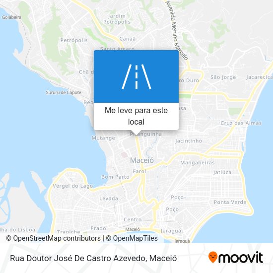 Rua Doutor José De Castro Azevedo mapa