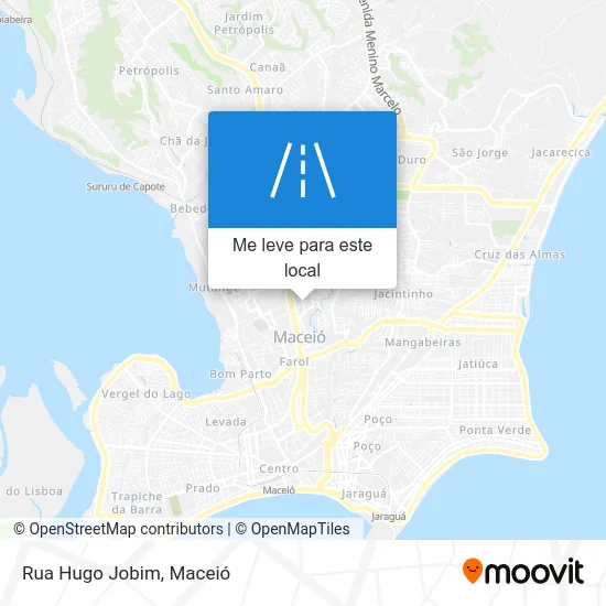 Rua Hugo Jobim mapa