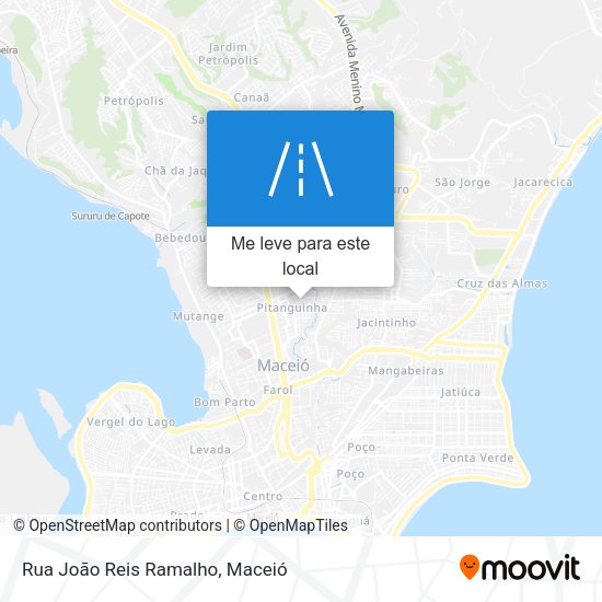 Rua João Reis Ramalho mapa