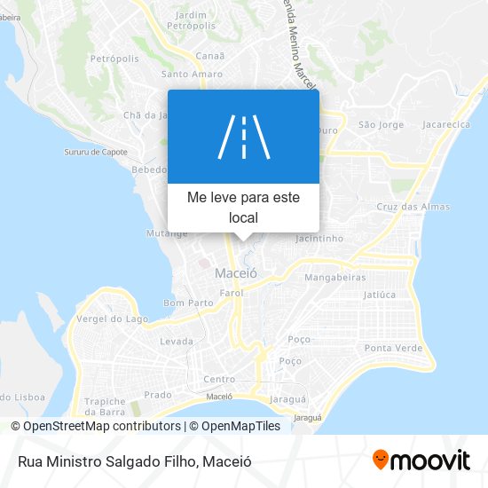 Rua Ministro Salgado Filho mapa