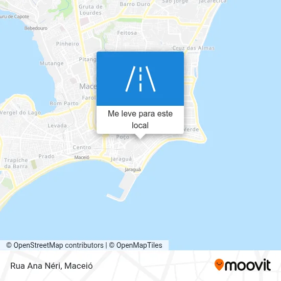 Rua Ana Néri mapa