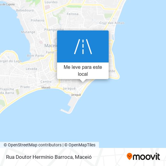 Rua Doutor Hermínio Barroca mapa