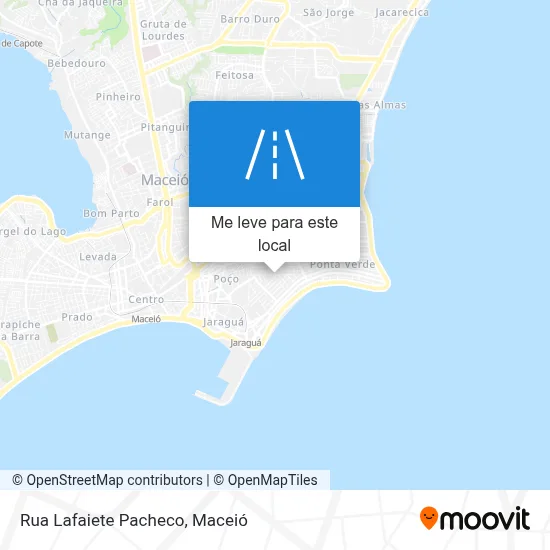 Rua Lafaiete Pacheco mapa
