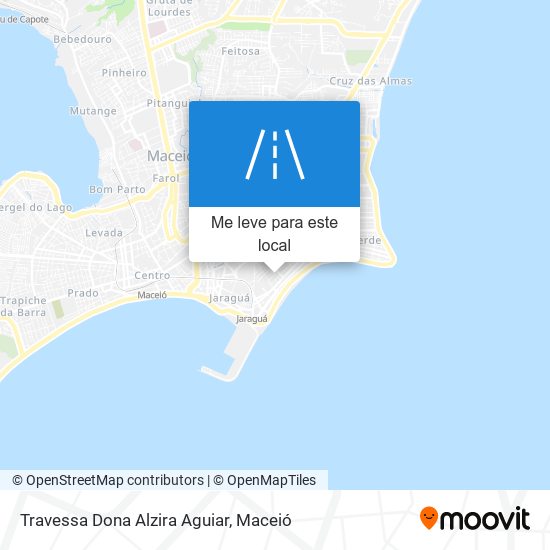 Travessa Dona Alzira Aguiar mapa