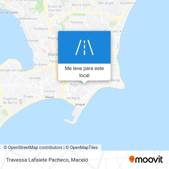 Travessa Lafaiete Pacheco mapa