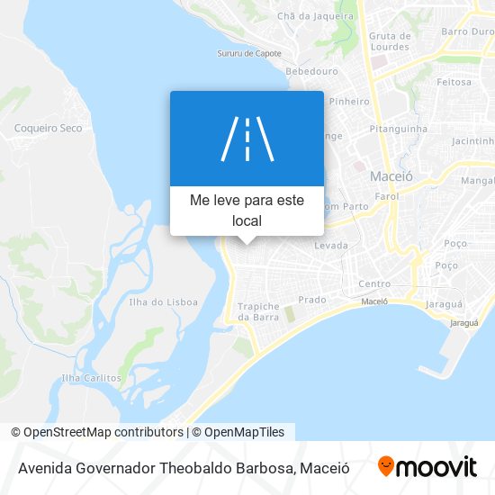 Avenida Governador Theobaldo Barbosa mapa