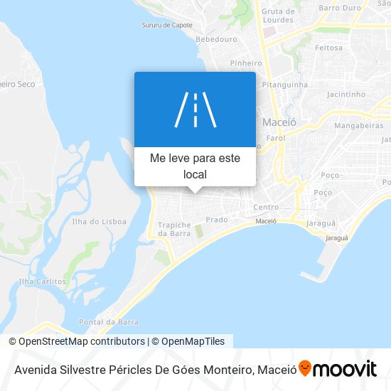 Avenida Silvestre Péricles De Góes Monteiro mapa