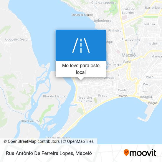 Rua Antônio De Ferreira Lopes mapa