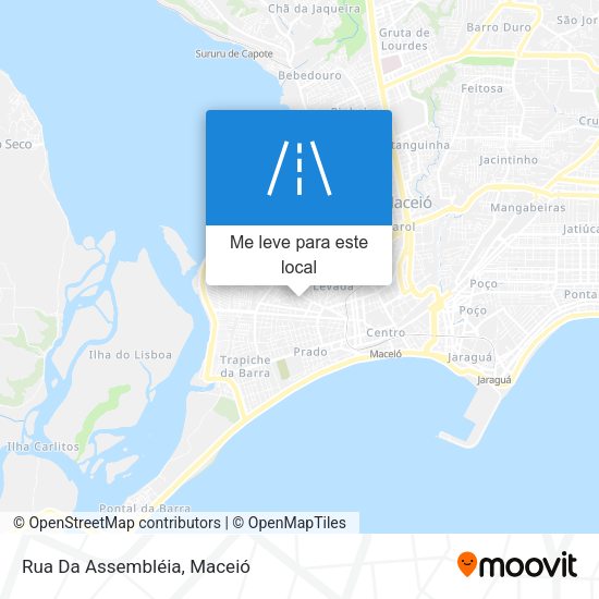 Rua Da Assembléia mapa
