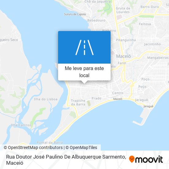 Rua Doutor José Paulino De Albuquerque Sarmento mapa