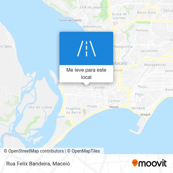 Rua Felix Bandeira mapa