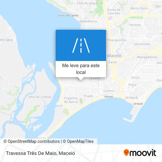 Travessa Três De Maio mapa
