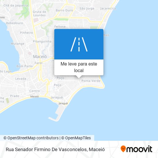 Rua Senador Firmino De Vasconcelos mapa