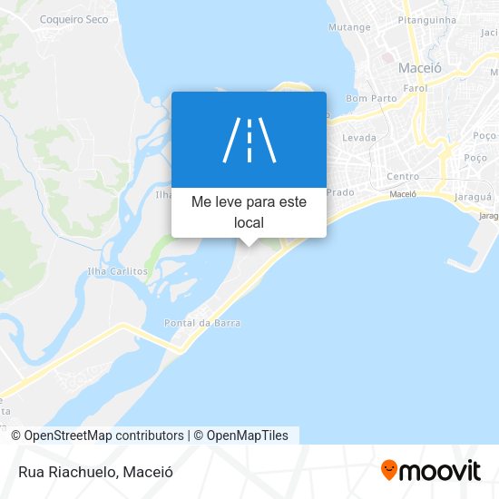 Rua Riachuelo mapa