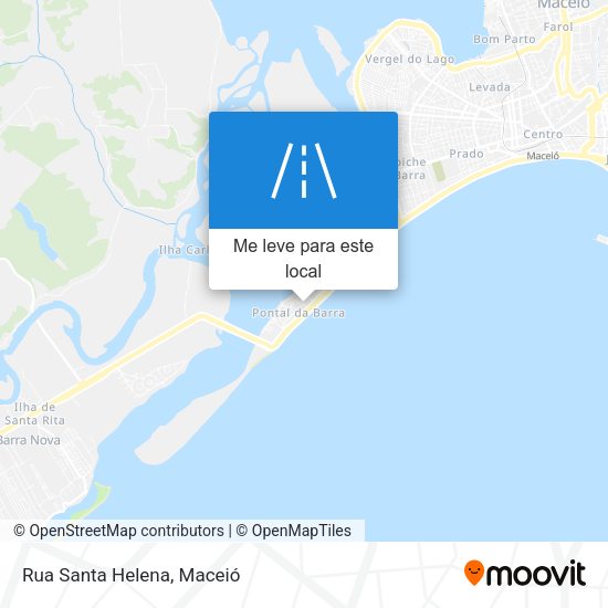 Rua Santa Helena mapa