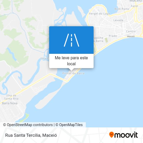 Rua Santa Tercília mapa