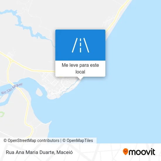 Rua Ana Maria Duarte mapa