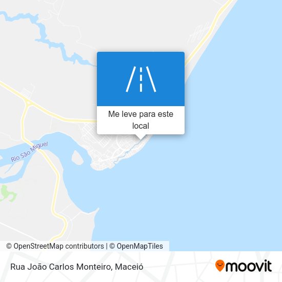 Rua João Carlos Monteiro mapa