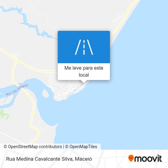 Rua Medina Cavalcante Silva mapa