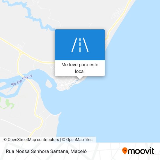 Rua Nossa Senhora Santana mapa