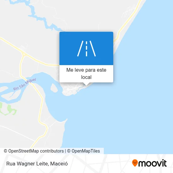 Rua Wagner Leite mapa