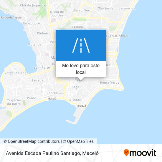 Avenida Escada Paulino Santiago mapa
