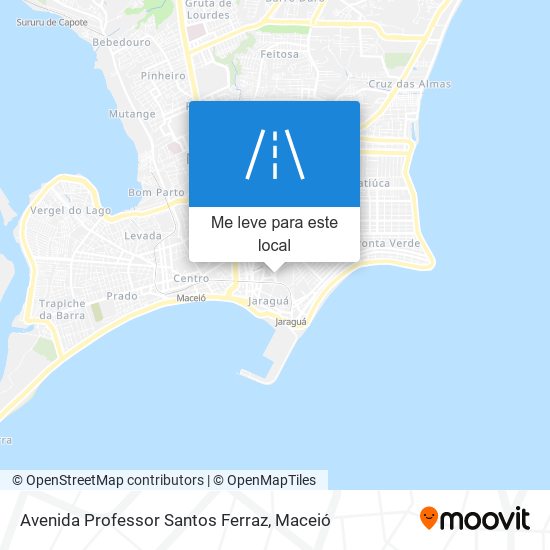 Avenida Professor Santos Ferraz mapa