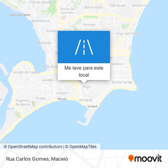 Rua Carlos Gomes mapa