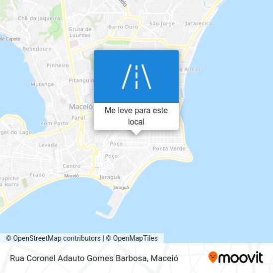 Rua Coronel Adauto Gomes Barbosa mapa