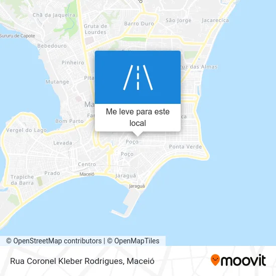 Rua Coronel Kleber Rodrigues mapa