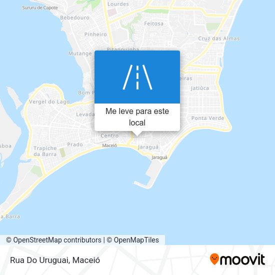 Rua Do Uruguai mapa