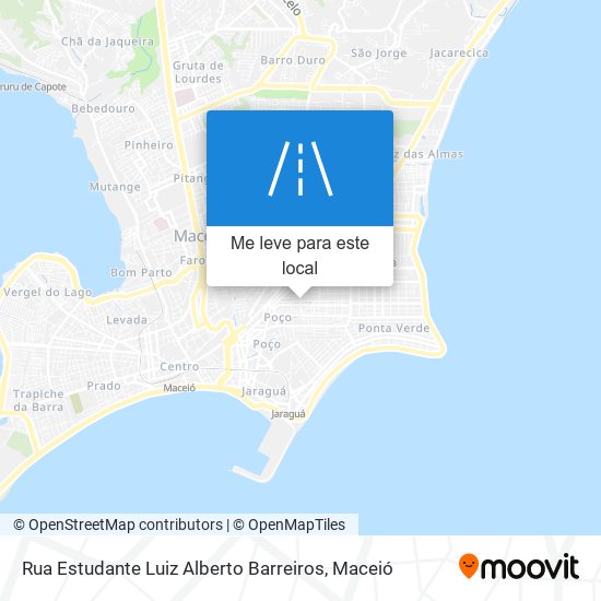 Rua Estudante Luiz Alberto Barreiros mapa