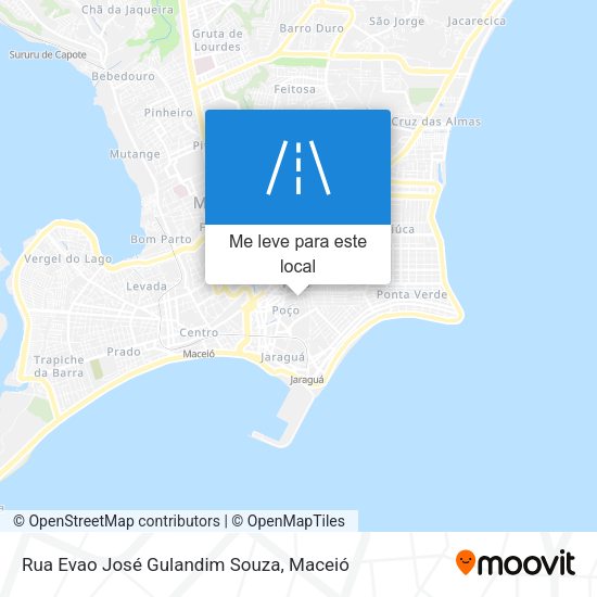 Rua Evao José Gulandim Souza mapa