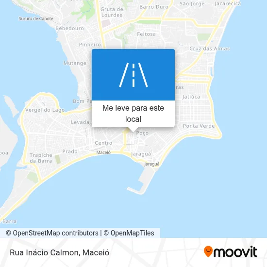 Rua Inácio Calmon mapa