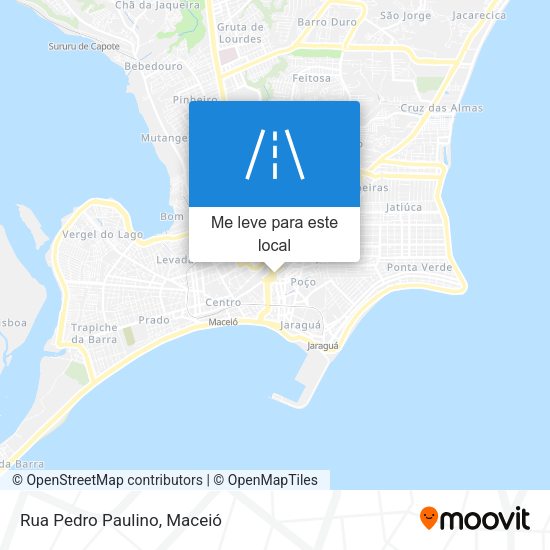Rua Pedro Paulino mapa